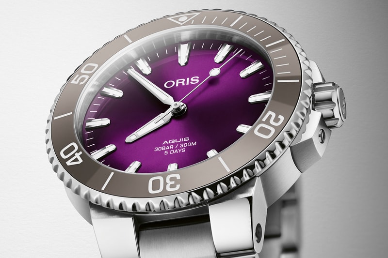 Oris 2023 Hölstein Edition Aquis Divers Watch Purple Dial Release Info