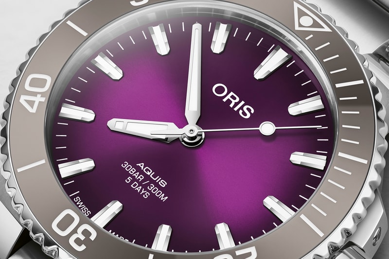 Oris 2023 Hölstein Edition Aquis Divers Watch Purple Dial Release Info