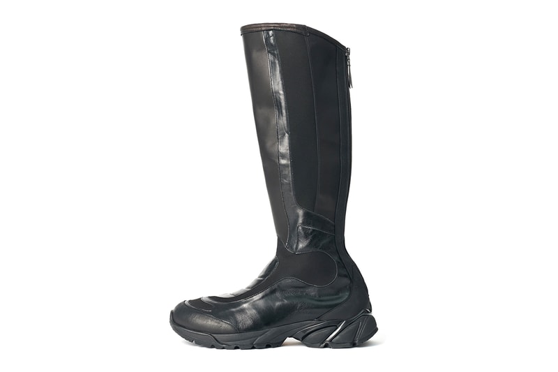 Our Legacy Bionic Boot Black Leather Vibram Sole Unit YKK Zipper Retrofuturistic Biker Boots