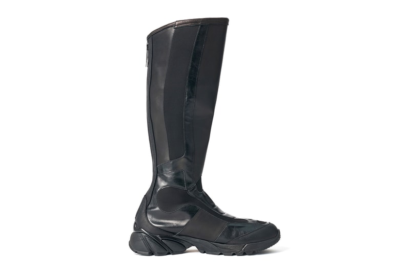 Our Legacy Bionic Boot Black Leather Vibram Sole Unit YKK Zipper Retrofuturistic Biker Boots