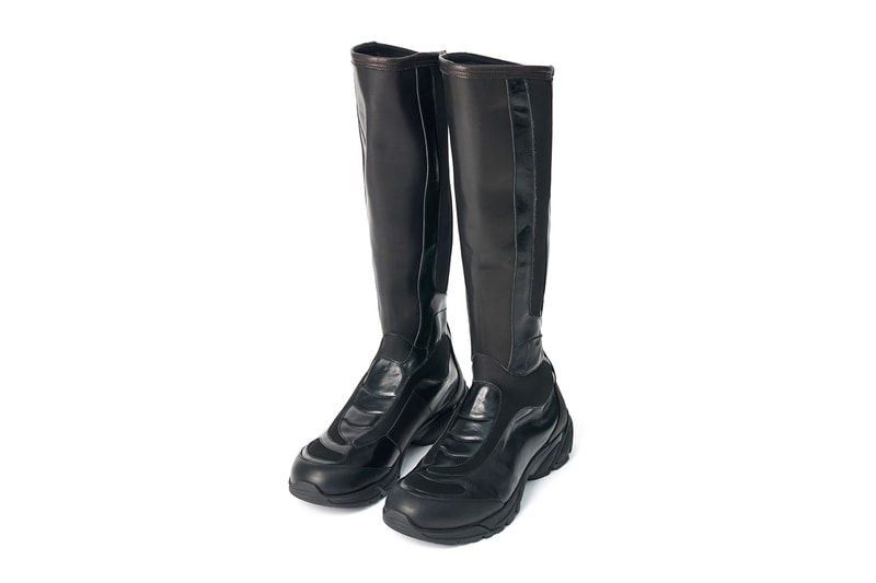 Our Legacy Bionic Boot Black Leather Vibram Sole Unit YKK Zipper Retrofuturistic Biker Boots