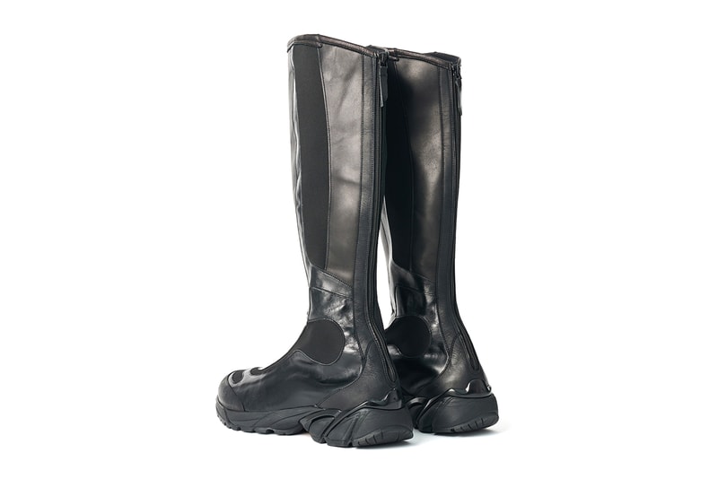 Our Legacy Bionic Boot Black Leather Vibram Sole Unit YKK Zipper Retrofuturistic Biker Boots