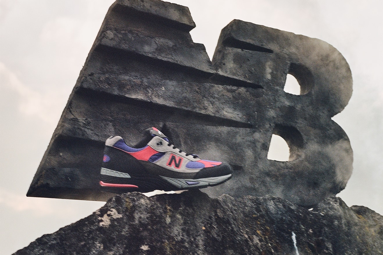 Palace Skateboards New Balance 991 Collaboration release information launch sneakers footwear hype London England made in uk
