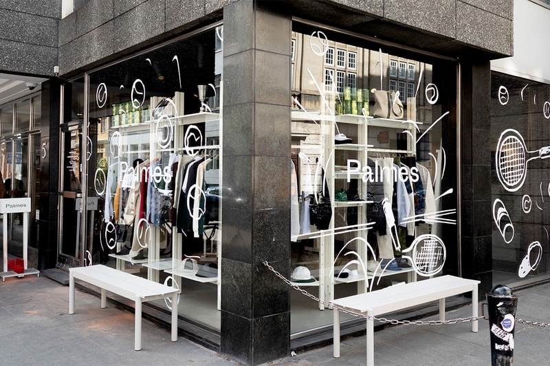 Palmes Temporary Copenhagen Store Opening Information details date tennis FREDERIK GUSTAV sport court