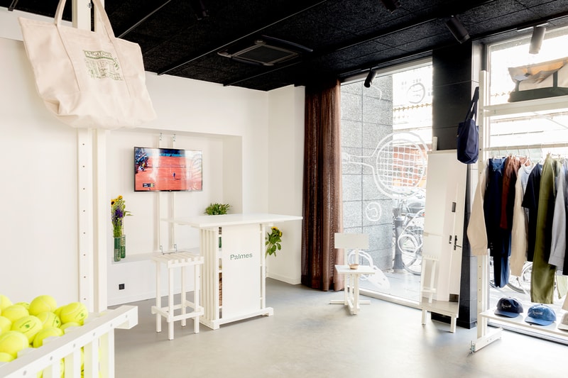 Palmes Temporary Copenhagen Store Opening Information details date tennis FREDERIK GUSTAV sport court
