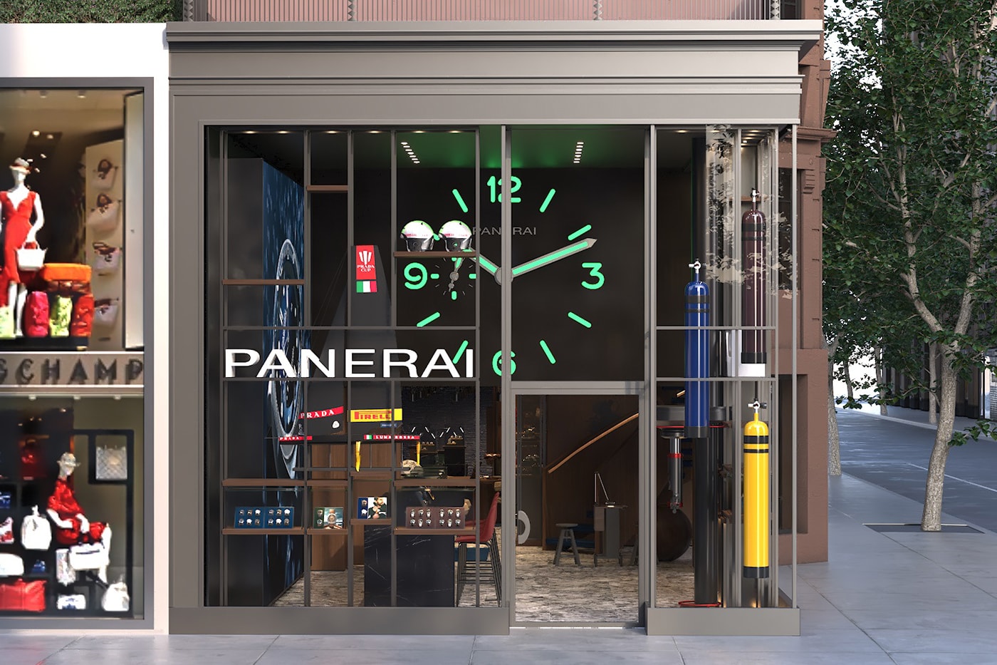 Panerai Casa Panerai Madison Avenue Boutique Opening Radiomir Tourbillon Bronzo Luminor BiTempo New York Edition Release Info