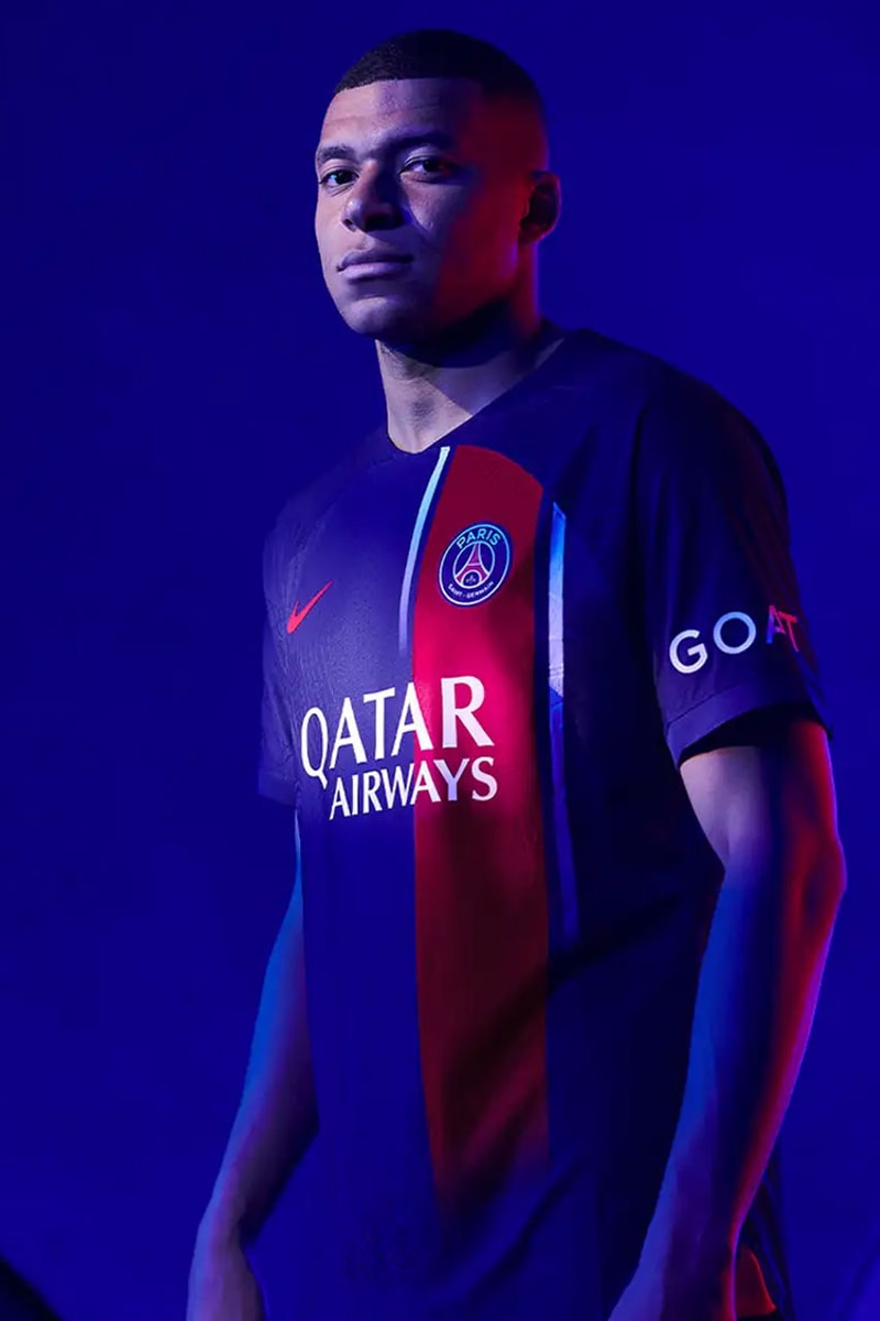Paris Saint-Germain Nike Home Jersey Football Soccer Sports Lionel Messi Kylian Mbappe Champions League 