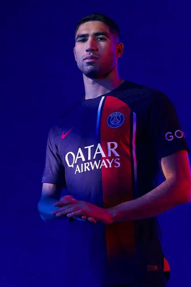 Paris Saint-Germain Nike Home Jersey Football Soccer Sports Lionel Messi Kylian Mbappe Champions League 