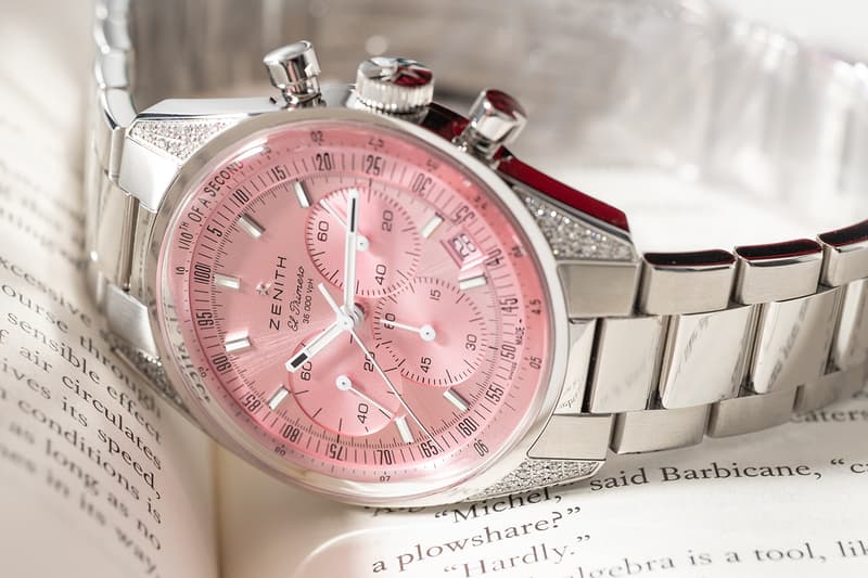 Phillips Auction Zenith Chronomaster Original Pink Susan G. Komen Breast Cancer Awareness Charity Info