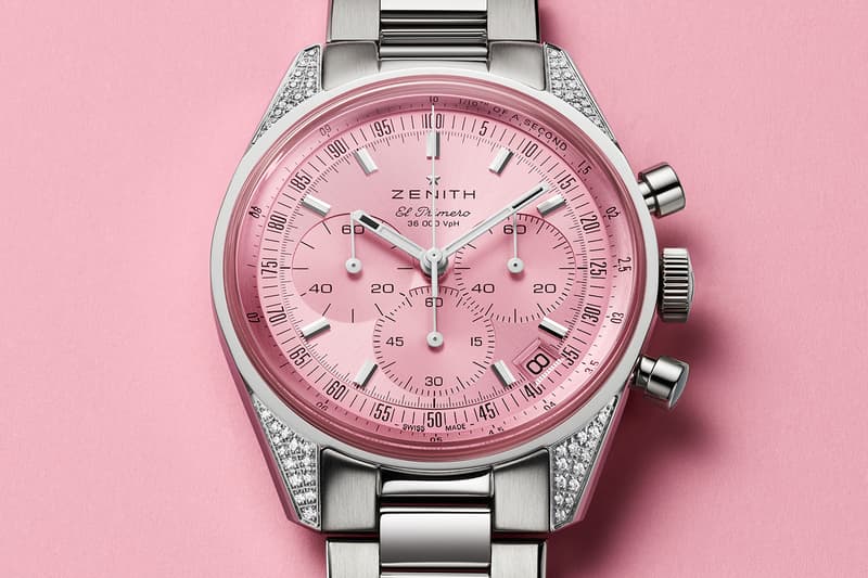 Phillips Auction Zenith Chronomaster Original Pink Susan G. Komen Breast Cancer Awareness Charity Info