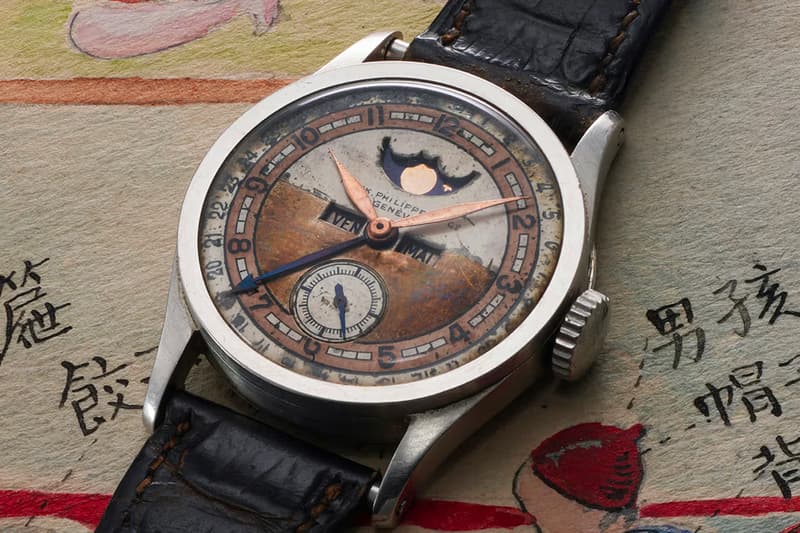 Puyi Last Emperor of China Patek Philippe Patek Philippe Reference 96 Quantieme Lune Three Records Sold $6.2M USD Phillips Auction 