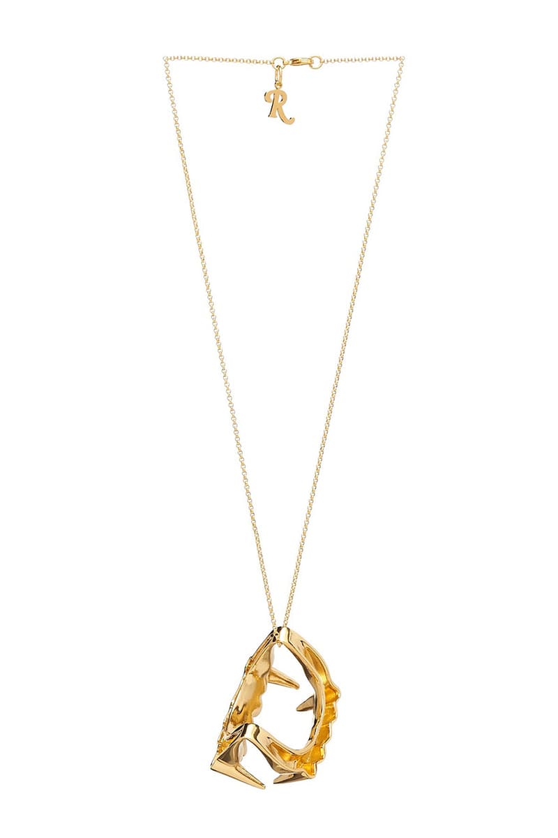 Raf Simons Spring Summer 2023 Runway Jewellery Jewelry Vampire Fangs Cuff Bracelet Necklace Silver Gold