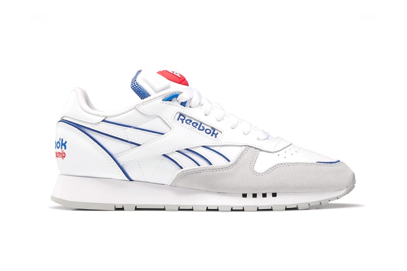 Reebok Classic Leather Pump technology footwear white vector blue red release info date price