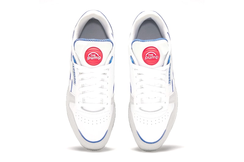Reebok Classic Leather Pump technology footwear white vector blue red release info date price