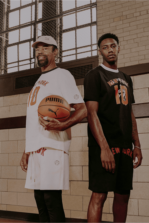 Rhuigi PUMA Drop 4 Release Information details date basketball collaboration New York Worldwide RJ Barrett Walt Clyde Frazier Rhuigi Villaseñor puma nba Clyde Mid