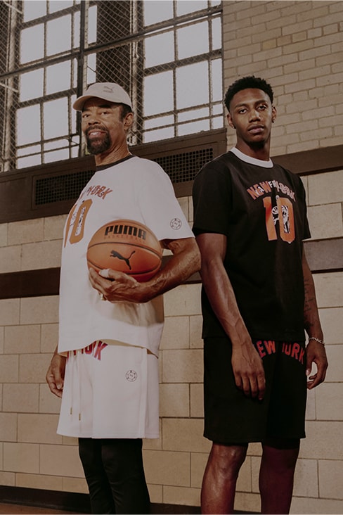 Rhuigi PUMA Drop 4 Release Information details date basketball collaboration New York Worldwide RJ Barrett Walt Clyde Frazier Rhuigi Villaseñor puma nba Clyde Mid