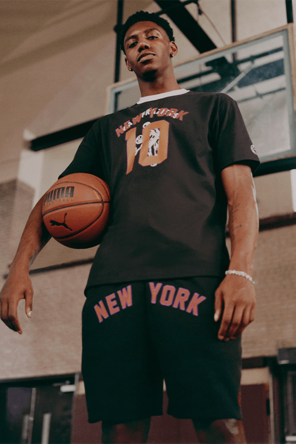 Rhuigi PUMA Drop 4 Release Information details date basketball collaboration New York Worldwide RJ Barrett Walt Clyde Frazier Rhuigi Villaseñor puma nba Clyde Mid