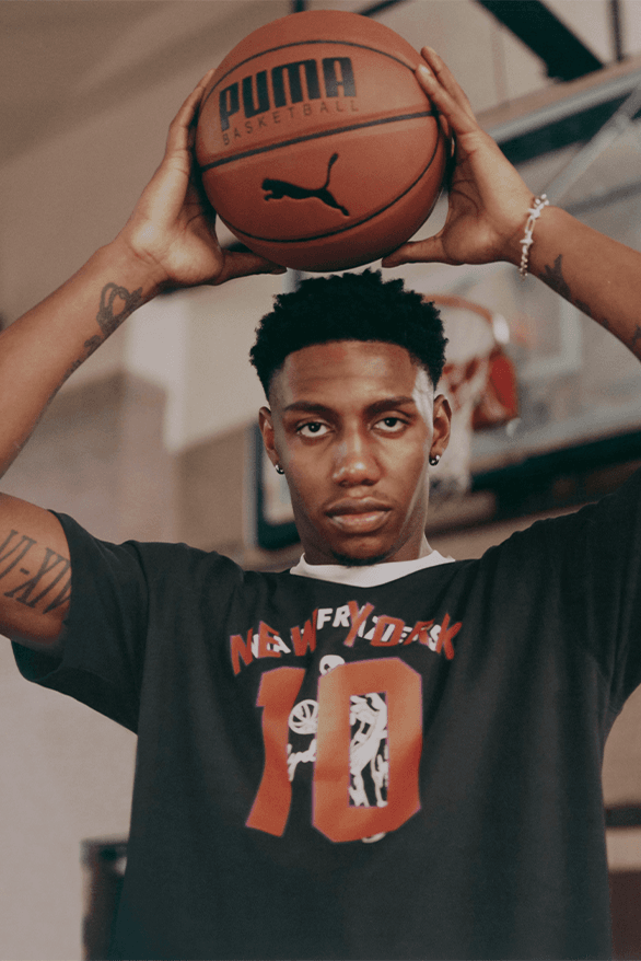 Rhuigi PUMA Drop 4 Release Information details date basketball collaboration New York Worldwide RJ Barrett Walt Clyde Frazier Rhuigi Villaseñor puma nba Clyde Mid