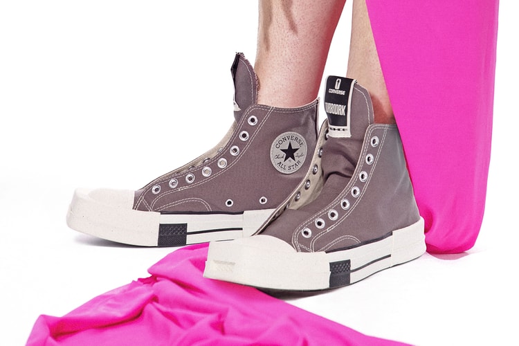 Rick Owens DRKSHDW and Converse Modernize the TURBODRK Chuck 70 Laceless