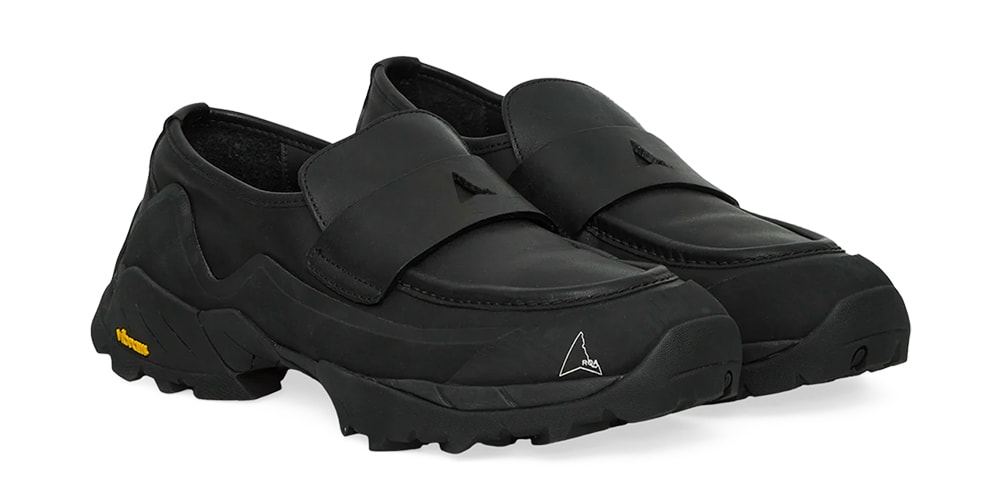 ROA Hiking Debuts Formal Black Leather Loafers | Hypebeast