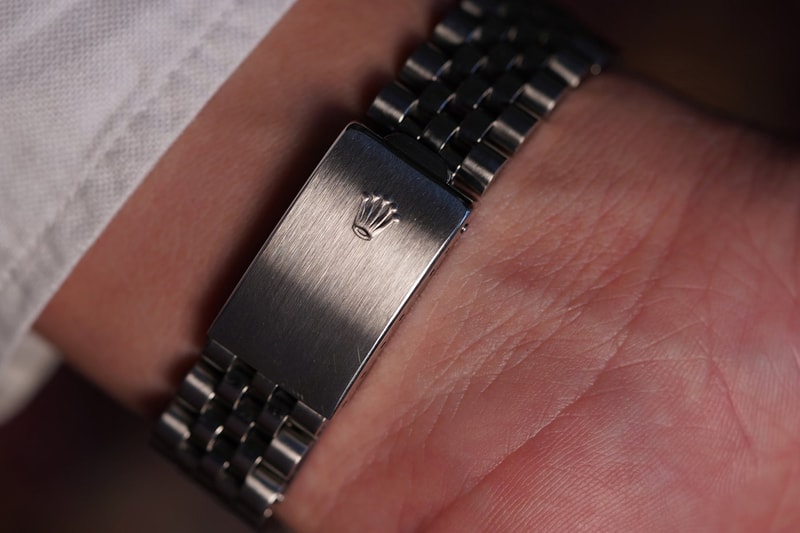 Rolex Date Reference 15000 Honda Bowl Winner 1985 34mm Jubilee Bracelet Vintage Watches Timepieces 