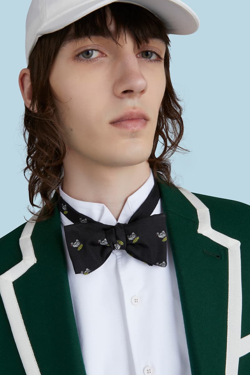 Rowing Blazers Gucci Vault Capsule Collection Lookbook Drops Oxbridge Dodo Jack Carlson Formal Tailcoat Rugby Shirt Shirts T-Shirt Caps