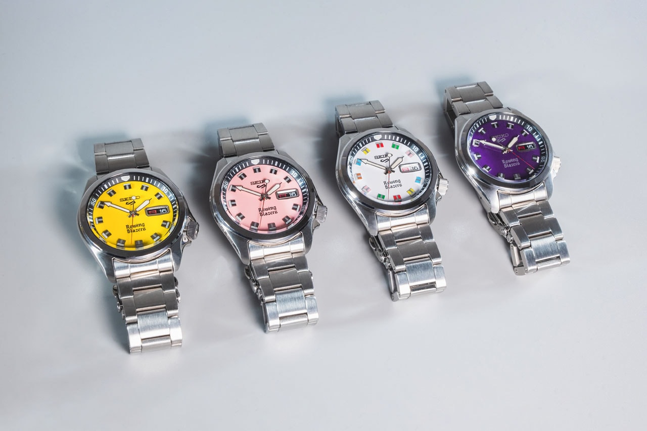 Rowing Blazers and Seiko Introduce a Colorful Range of Sports Diver Timepieces