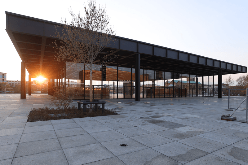 Saint Laurent Menswear Runway show Neue Nationalgalerie Berlin Germany june 12 Anthony Vaccarello Anthony Vaccarello