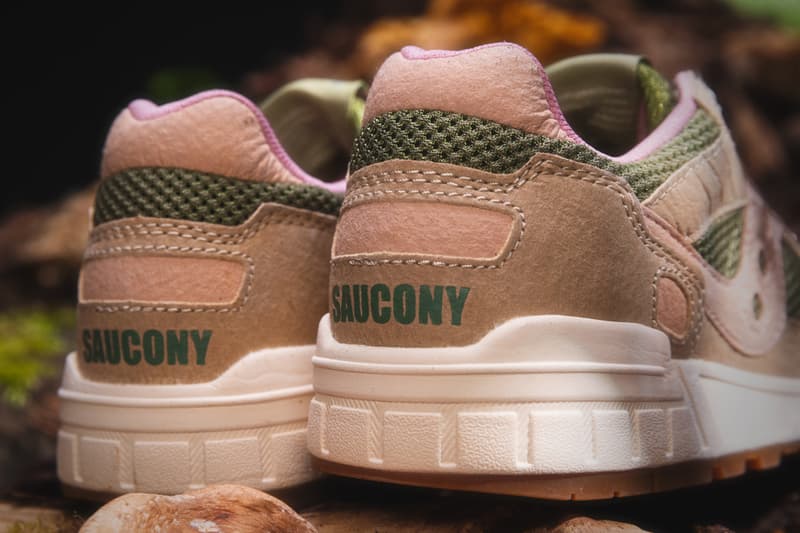 Saucony Originals Mushroom Pack Spring Summer 2023 3D G.R.I.D. Hurricane Shadow 5000 Shadow 6000 Hyphalite Sustainability