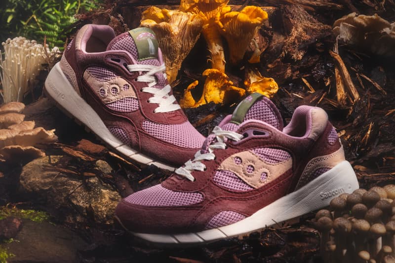 Saucony Originals Mushroom Pack Spring Summer 2023 3D G.R.I.D. Hurricane Shadow 5000 Shadow 6000 Hyphalite Sustainability