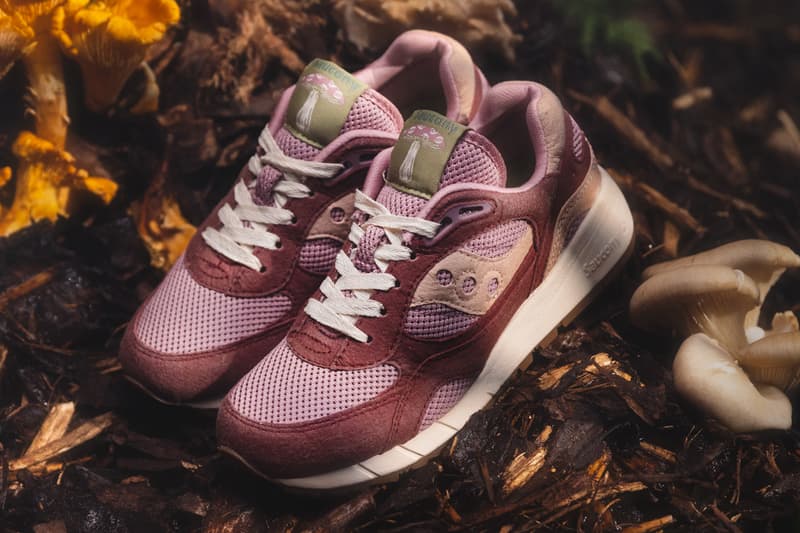 Saucony Originals Mushroom Pack Spring Summer 2023 3D G.R.I.D. Hurricane Shadow 5000 Shadow 6000 Hyphalite Sustainability