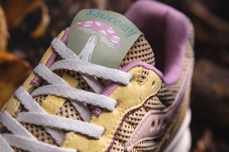 Saucony Originals Mushroom Pack Spring Summer 2023 3D G.R.I.D. Hurricane Shadow 5000 Shadow 6000 Hyphalite Sustainability