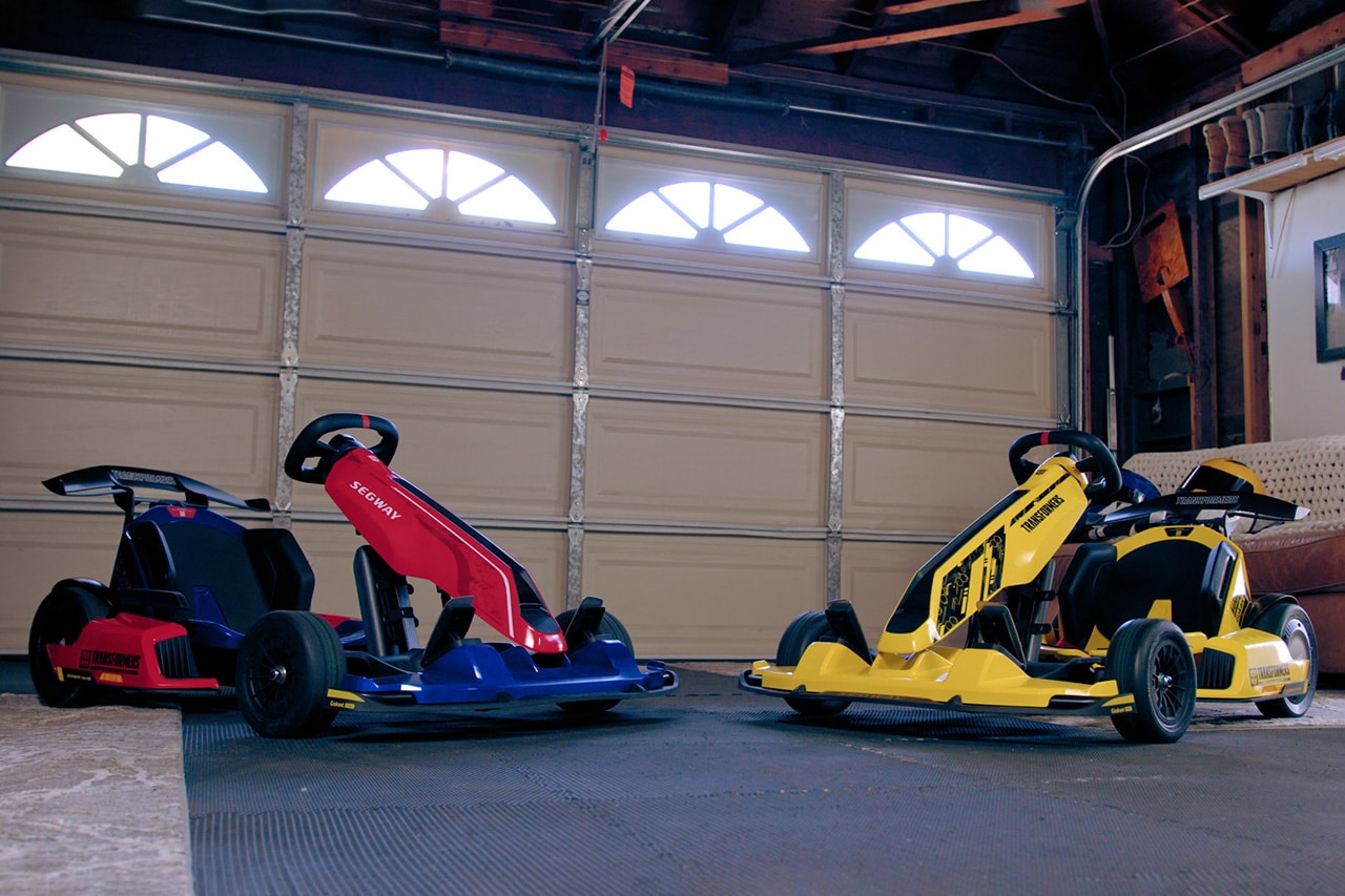 Segway and Hasbro Release "Transformers" Go-Kart and Scooter Collection go-kart scooter red blue black yellow
