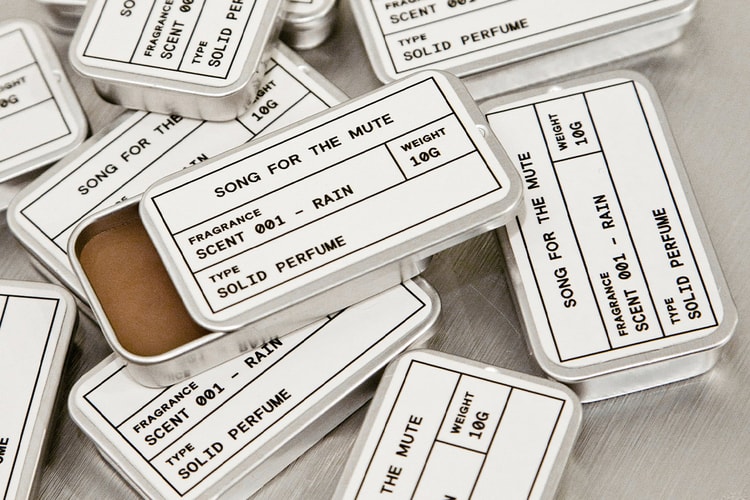 Song for the Mute Debuts Fragrance and Candle "SCENT 001 - RAIN"