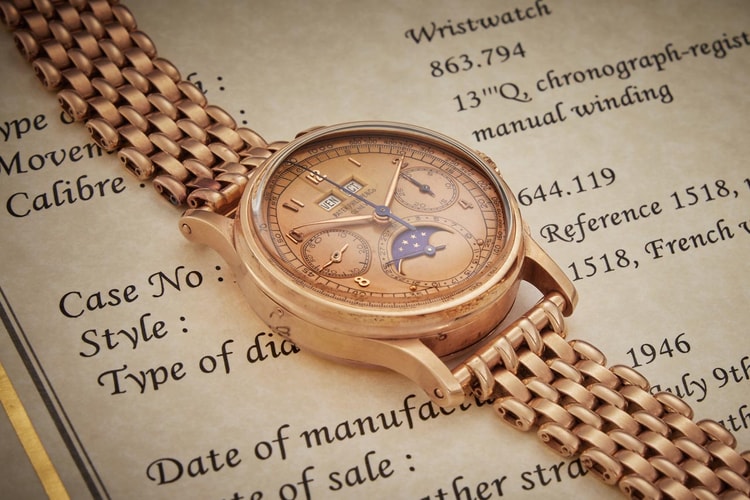 Sotheby's To Auction Newly-Discovered Patek Philippe "Pink-on-Pink" 1518 Timepiece