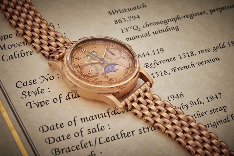 Sotheby's To Auction Newly-Discovered Patek Philippe "Pink-on-Pink" 1518 Timepiece