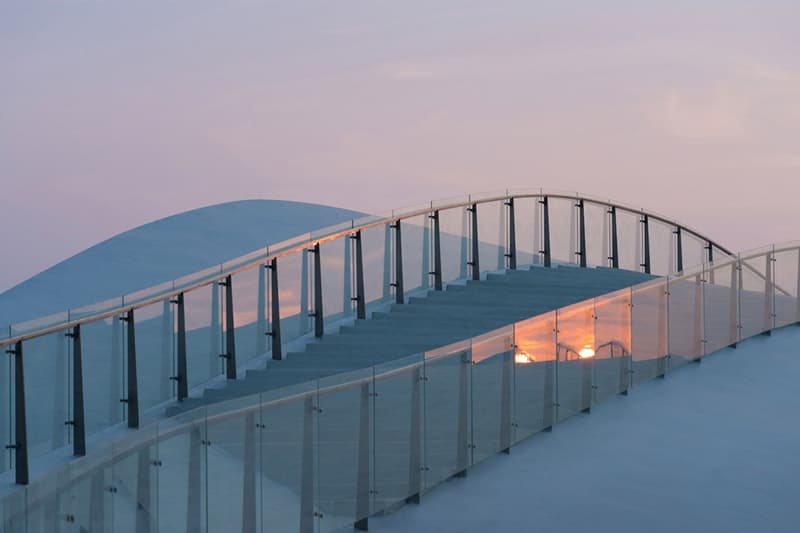 Sou Fujimoto landmark haikou bay sky mountain hainan province circular pavilion 