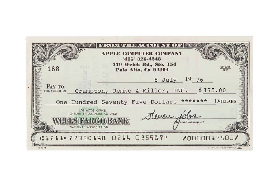 $4 Steve Jobs check sells for $46,000 [Updated]