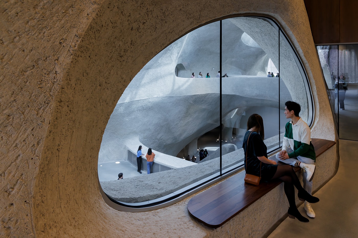 Studio Gang Creates Concrete Caverns for The Gilder Center in NYC