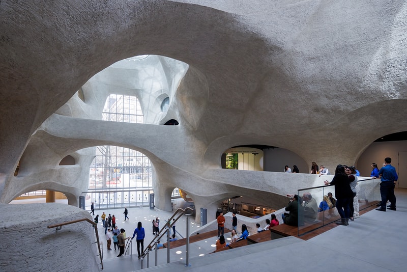 Studio Gang Creates Concrete Caverns for The Gilder Center in NYC