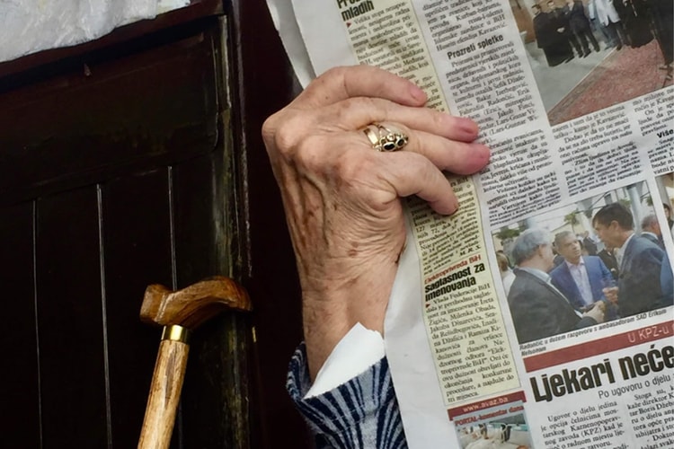 Studio Nicholson and Gramparents Preview "Senior Snaps" Exhibition In London