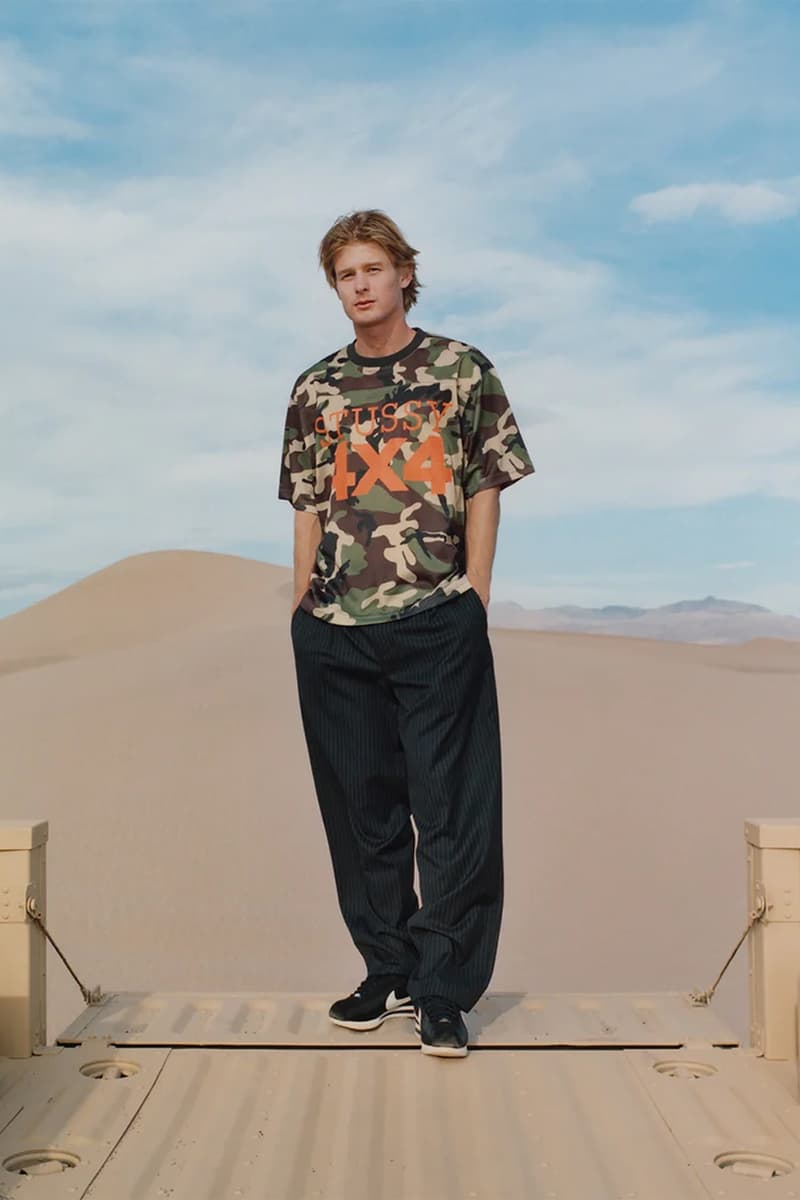 Stussy Summer 2023 lookbook 4x4 camo release info date price