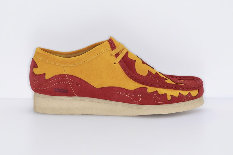 Clarks Wallabee Supreme Yellow Red