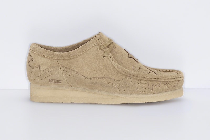 Supreme x Clarks Originals Spring 2023 Collaboration Release Info wallabees suede crepe sole 