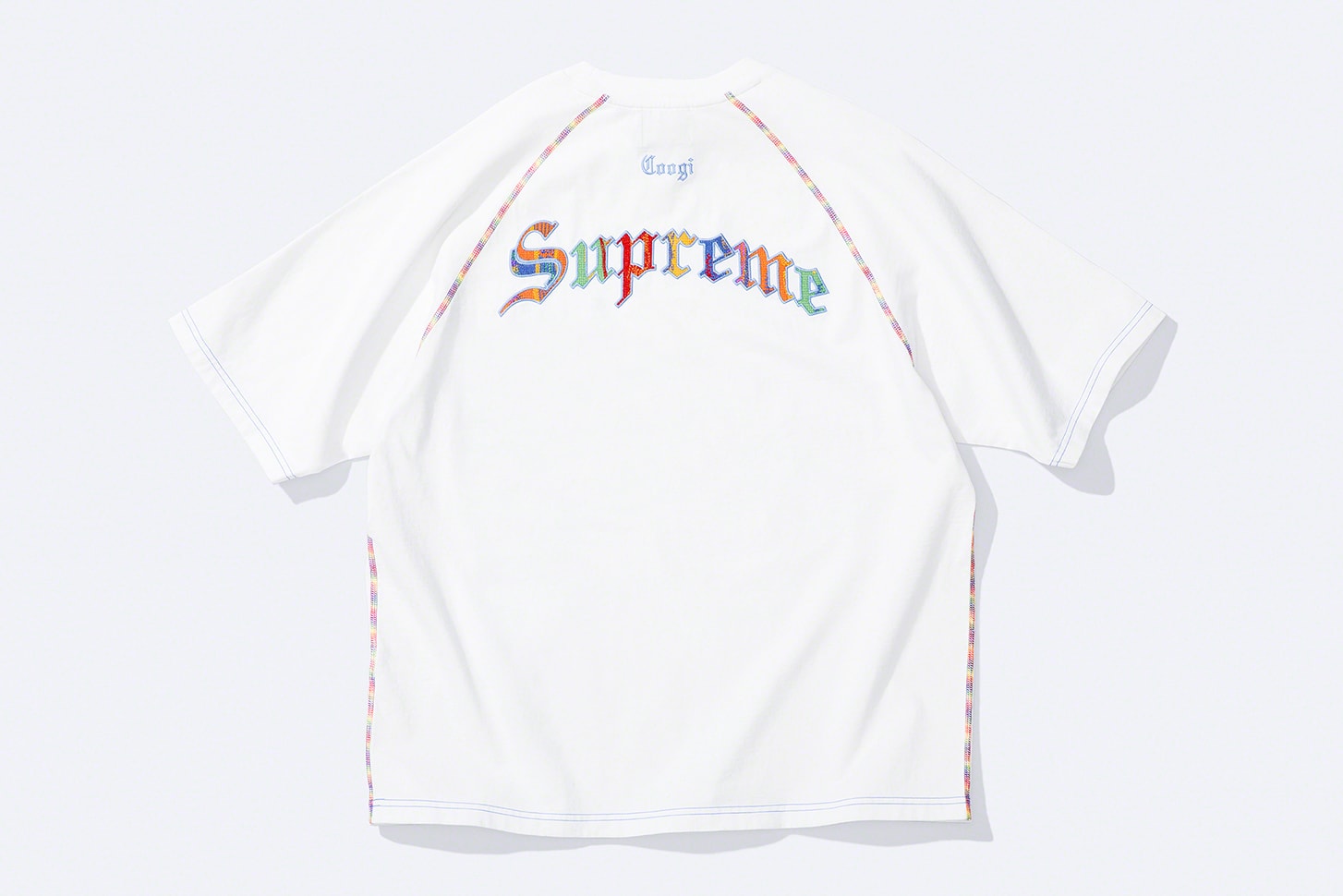 Supreme white jersey shirt in 2023