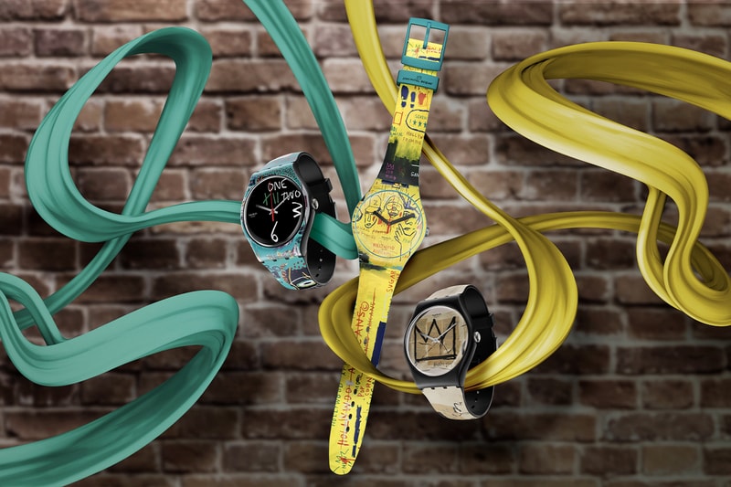 Swatch Drops Basquiat Capsule Collection watch notable paintings  ‘Hollywood Africans’, ‘Ishtar crown swatch art journey 2023