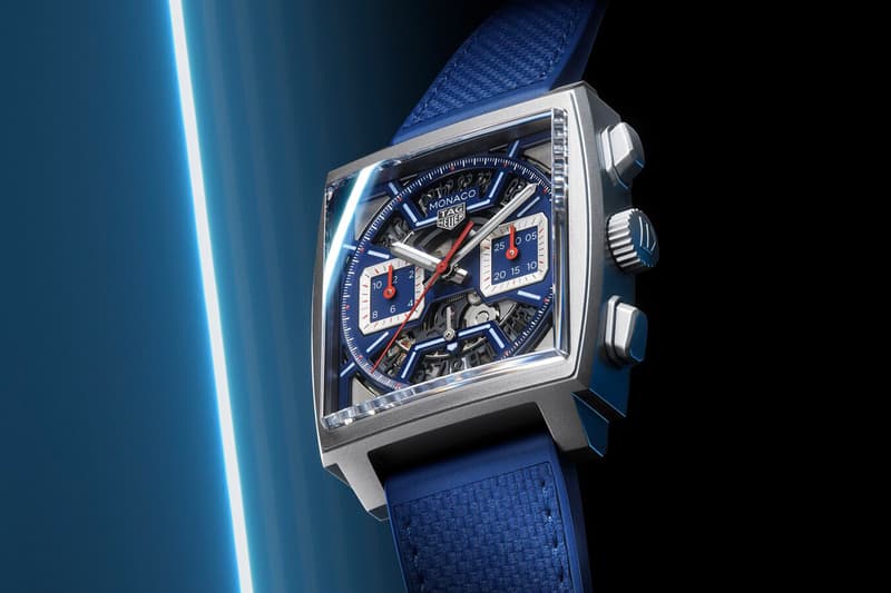 TAG Heuer Monaco Skeleton Dial Monaco Grand Prix Release Info three new chronograph watches switzerland iconic steve mcqueen ryan gosling racing heritage