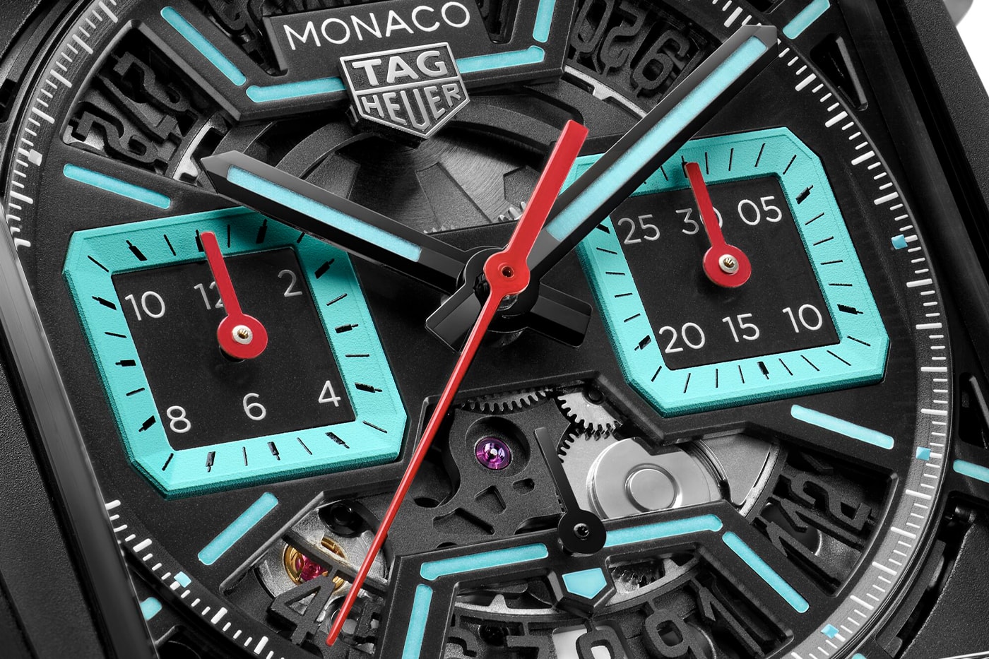 TAG Heuer Monaco Skeleton Dial Monaco Grand Prix Release Info three new chronograph watches switzerland iconic steve mcqueen ryan gosling racing heritage