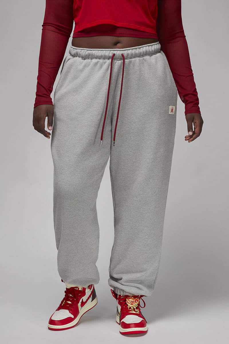 teyana taylor jordan brand collection release date info store list buying guide photos price varsity jacket jumpsuit sweatpants mesh tee beanie tank top 