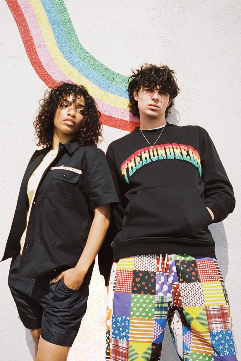 The Hundreds Drops Summer 2023 Collection graphic t-shirts early 2000s streetwear bold all over prints hawaiian shirts camo prints